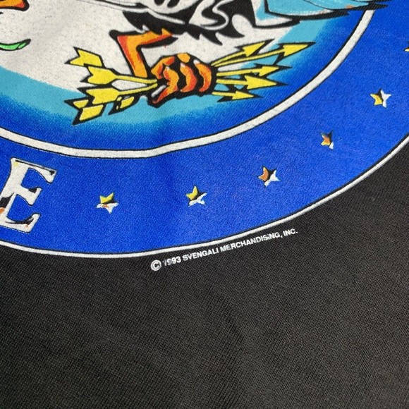 Vintage 1993 Aerosmith Aero Force One T-Shirt Concert Tour Black Band Si… - Picture 4 of 8